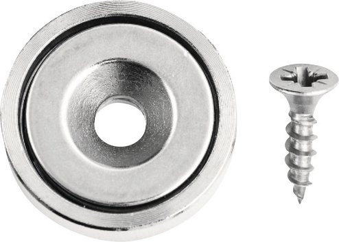 Connex Neodym-Magnet in Silber - Bild 1
