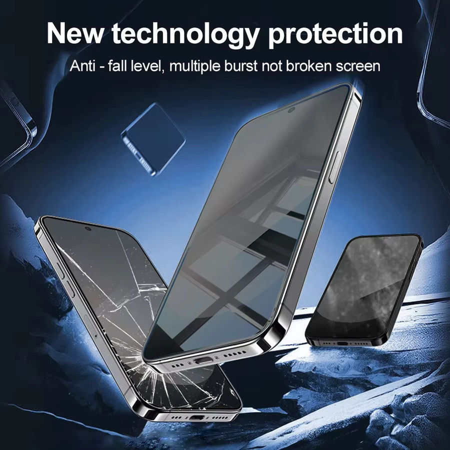 Entsperrbare Anti-Spy Sichtschutzfolie aus gehärtetem Glas für Samsung Galaxy S26 Ultra S25 S24 S23 Plus S22 S21 Edge - Bild 3