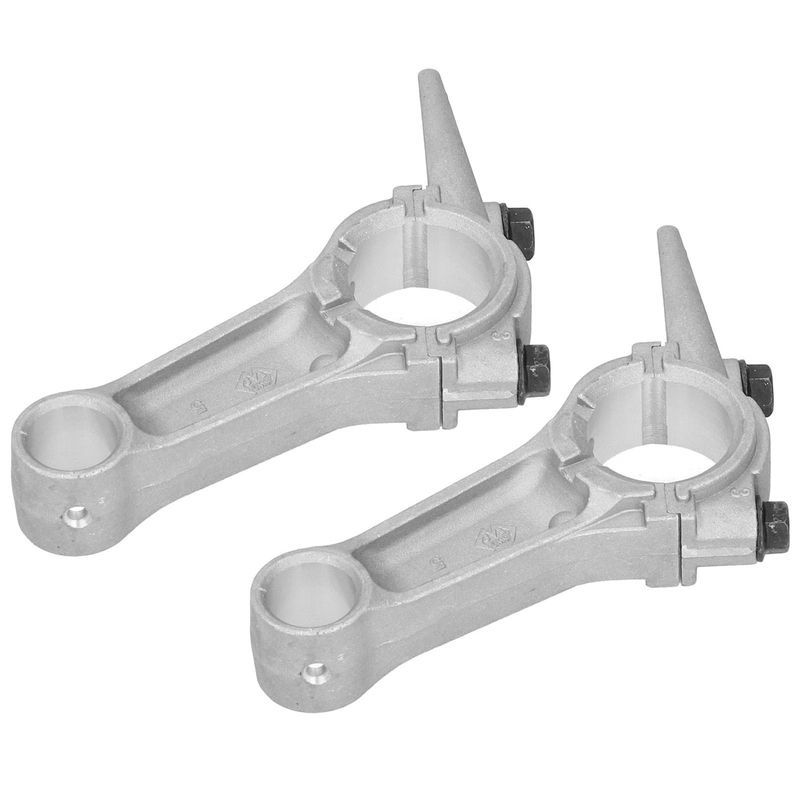 2er-Set Kurbelwellenpleuel aus Aluminium in Silber passend für Benzingeneratoren 168F, GX160 und GX200 (2-2,5 KW) von TOMTOP JMS - Bild 2