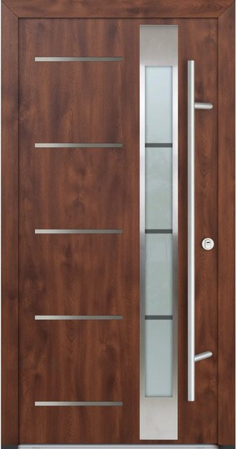 FM Türen Innenbeschläge Set AS68 Modell 45 Nussbaum Rechts B: 100 cm, H: 210 cm - Bild 1