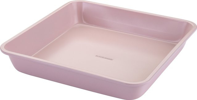 Fackelmann Pamela Reif Brownie Backform quadratisch, Pink, B/T: 23 x 23 cm - Bild 1