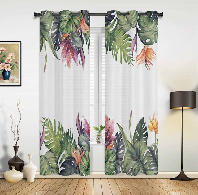 Moderne halbtransparente Fenstergardinen mit Cartoon-Tieren und Alphabet für Kinderzimmer und Küche, Super Six, Mehrfarbig, Breite: 135 cm, Höhe: 60 cm - Bild 1