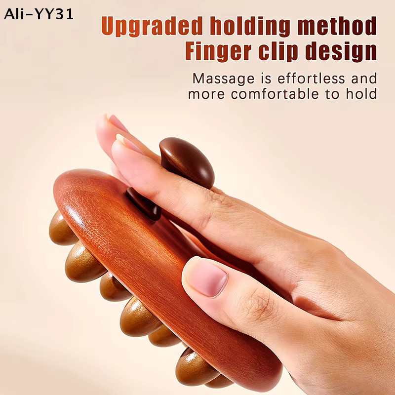 KuZHEN Holz-Handmassagebürste, Ganzkörpermassage, Unisex - Bild 3