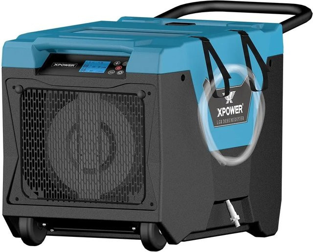 Xpower XD-125L AHAM Commercial LGR Luftentfeuchter mit automatischer Pumpe, Blau - Bild 1