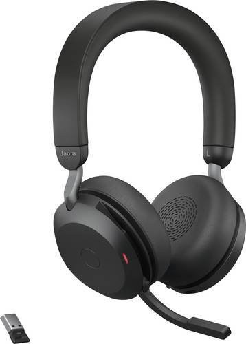 Jabra Evolve2 75 On-Ear Headset Bluetooth Stereo Schwarz mit Mikrofon-Rauschunterdrückung - Bild 1