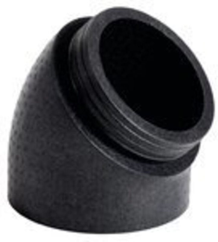 Vaillant Bogen aus Kunststoff für Rohrdurchmesser 160 mm in Schwarz und Grau - Bild 2