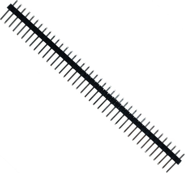 WOISN 10er Set Einreihige Pin Header Stecker 40 Pin 2,54mm in Schwarz - Bild 1