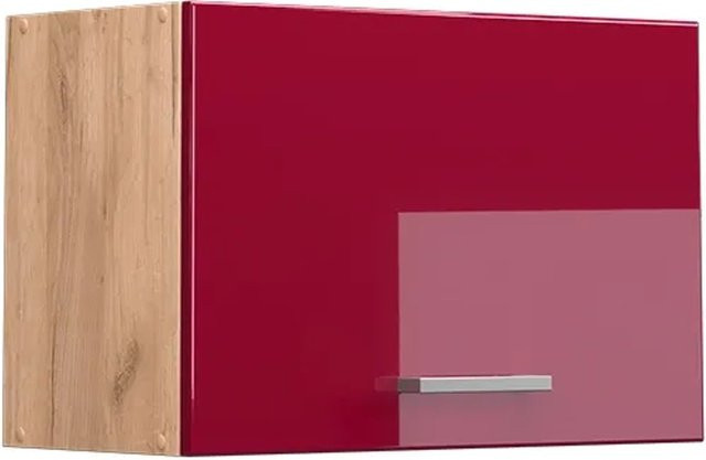 Vicco Hängeschrank R-Line Küchenschrank in Bordeaux und Goldkraft mit Eiche-Optik, Breite: 60 cm, Höhe: 40 cm, Tiefe: 31 cm - Bild 2