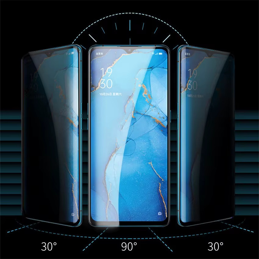 Privatsphäre Hydrogel Film Anti-Spy Displayschutz für Realme C55 C53 C51 C31 C33 C35 C20 C21 C25 in Transparent - Bild 2
