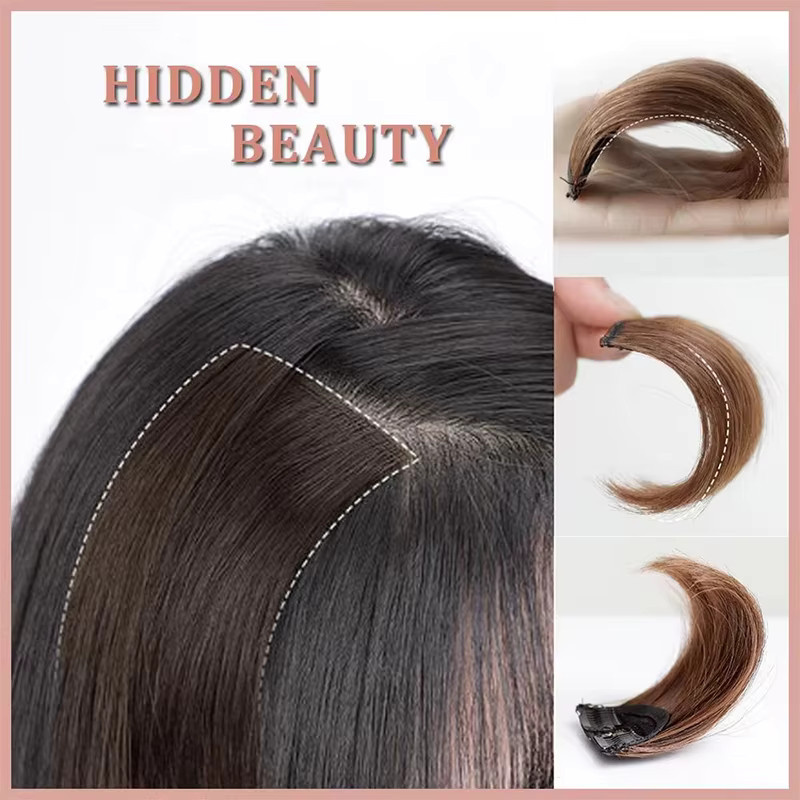 allaosify Clip-in-Haarteil-Haarnadel, 2 Stück, synthetisch, Damen - Bild 3