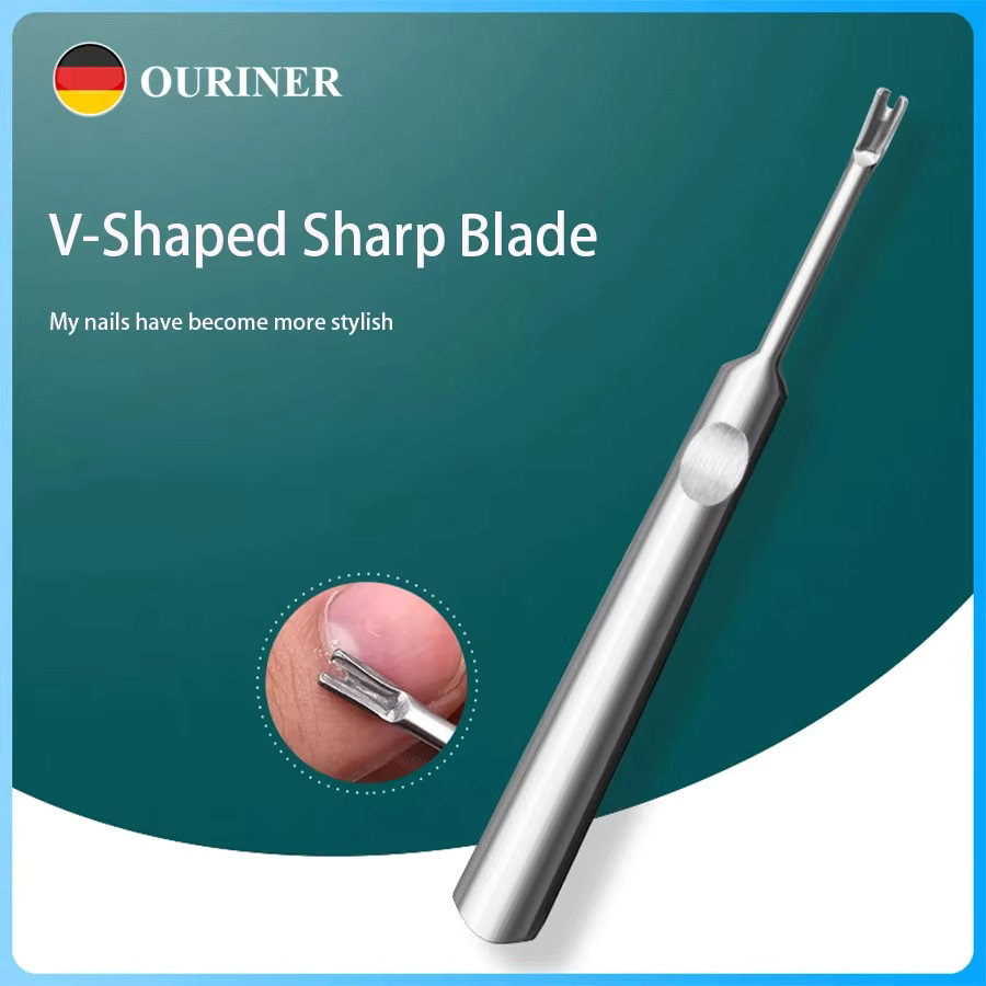Ouriner Nagelwerkzeug aus Edelstahl, Glänzend, Unisex - Bild 2
