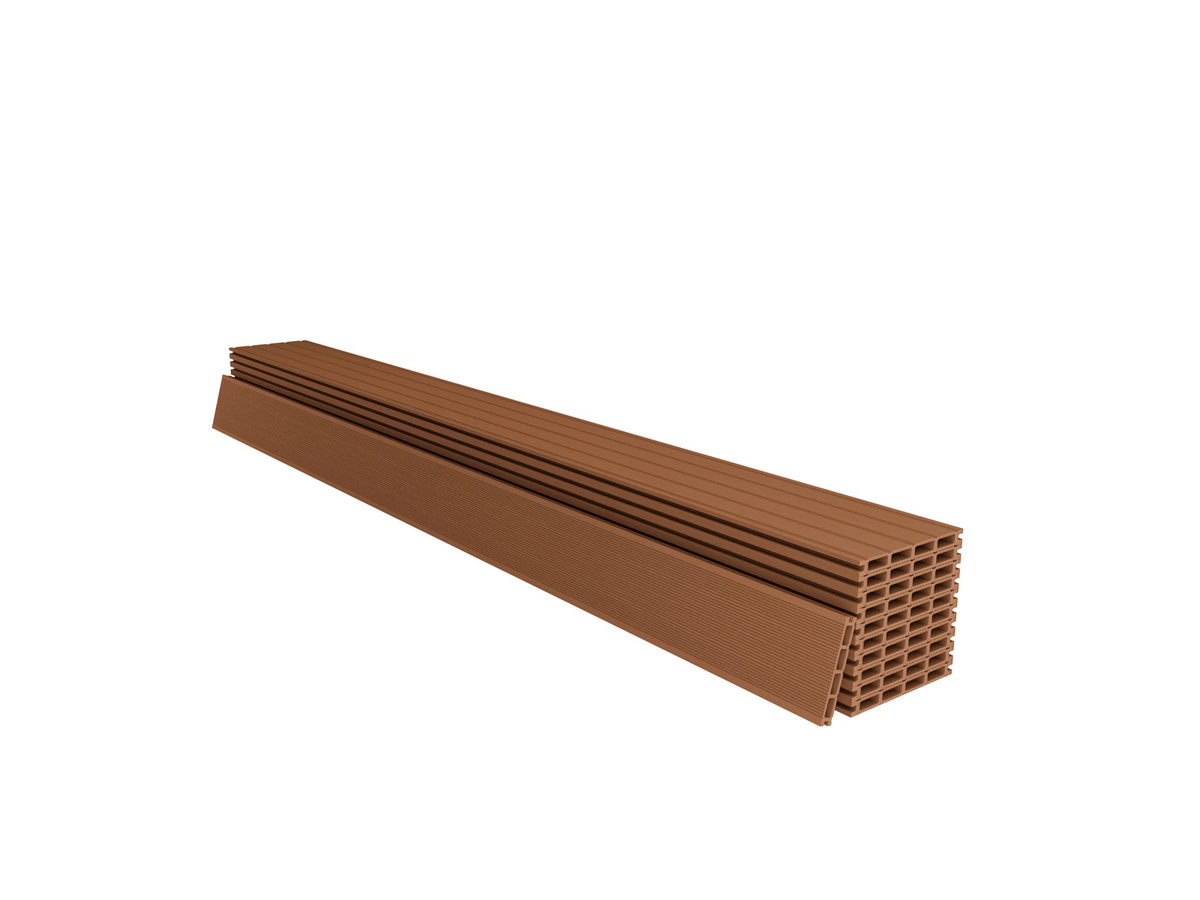 JUSKYS WPC Terrassendielen mit Clipsystem in Teak für 10 m² - Bild 1