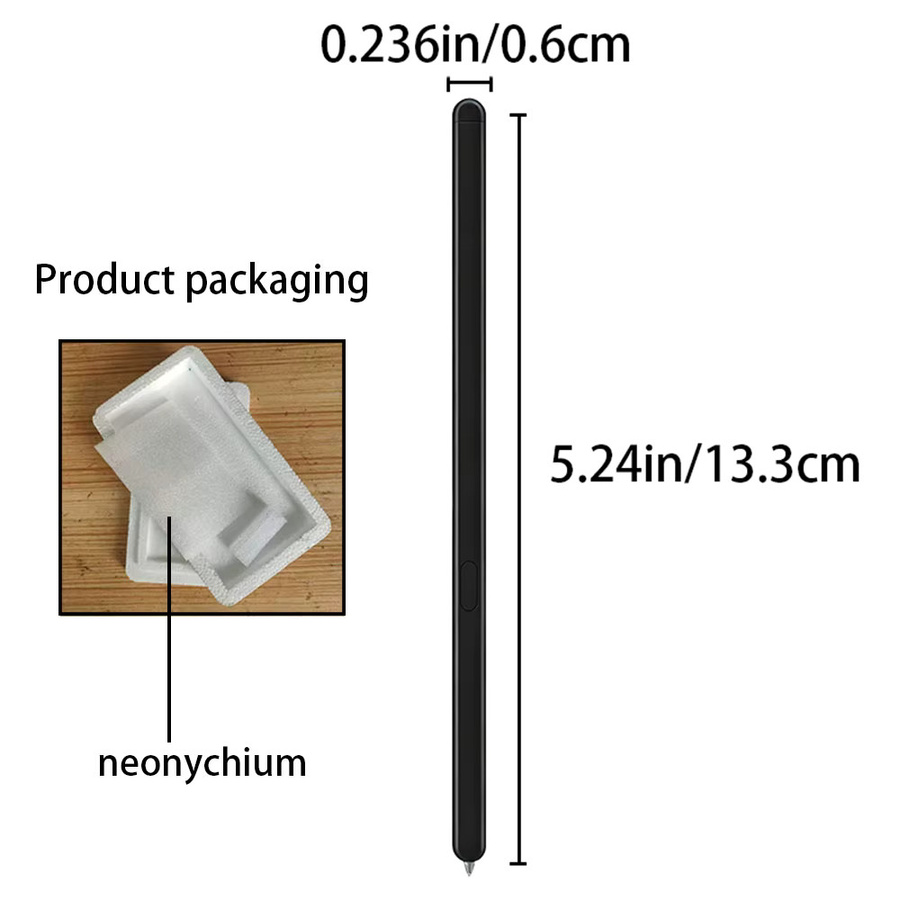 Samsung Z Fold 6 Stylus S Pen Ersatz für Galaxy Z Fold 5 und Z Fold 6 Fold Edition inklusive Ersatzspitzen in Orange - Bild 2