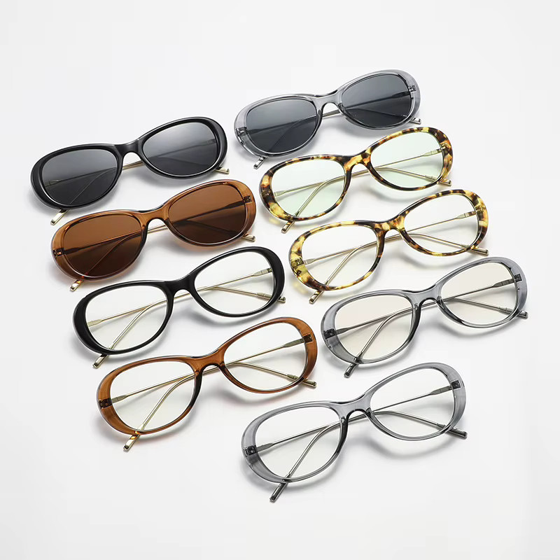 VABBON 6166 Korrektionsbrille, rund, Vollrand, braun - Bild 3