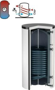 Flamco Standspeicher Duo 2000 l, weiß, mit EPS-Isolierung, Bodenstehend - Bild 1