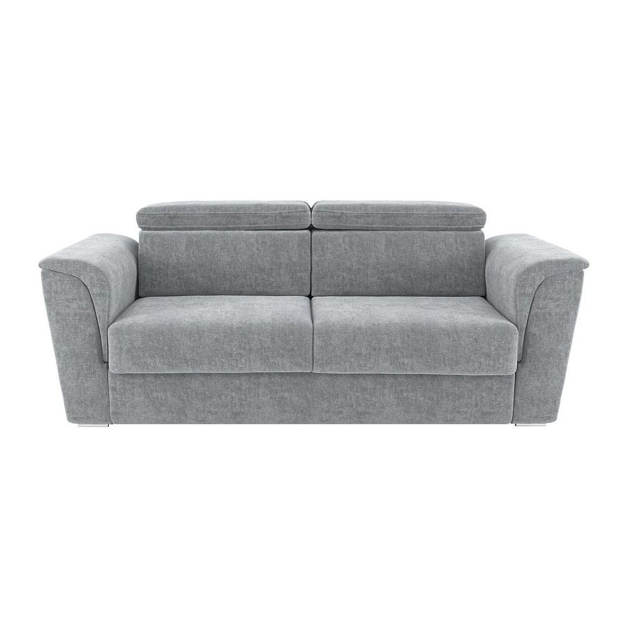 Vente-unique Schlafsofa Rizora in Grau mit Stoffbezug und Breite: 230 cm - Bild 2