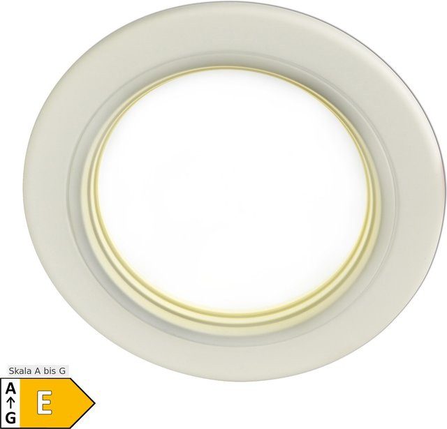 Näve LED-Deckeneinbauleuchte Point, weiß, Durchmesser: 12,5 cm, Höhe: 6 cm - Bild 1