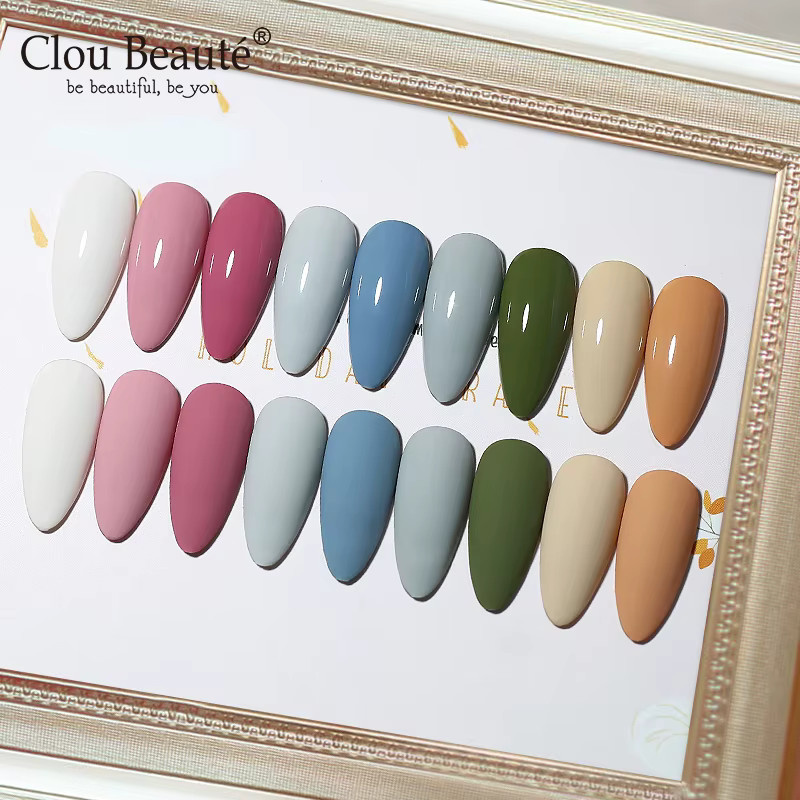 Clou Beaute Gel Nagellack, Braun, Glänzend, Damen - Bild 3