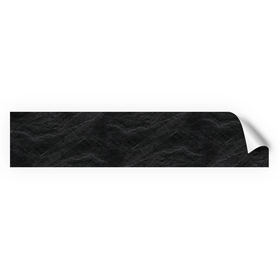 Myspotti Küchenrückwandfolie in Slate Stone Look, Farbe Anthrazit/Schwarz, B: 280 cm, H: 60 cm - Bild 2