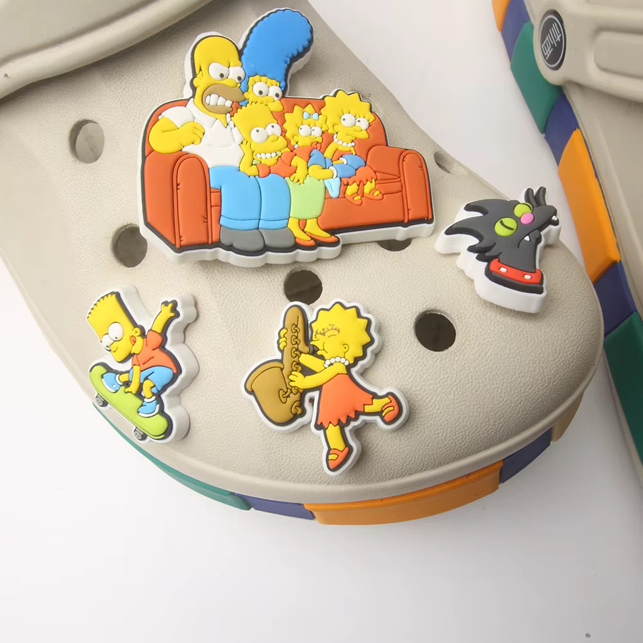 Hot Toys Die Simpsons, Schuh-Charms, 9-teiliges Set, Kunststoff, Bunt - Bild 6