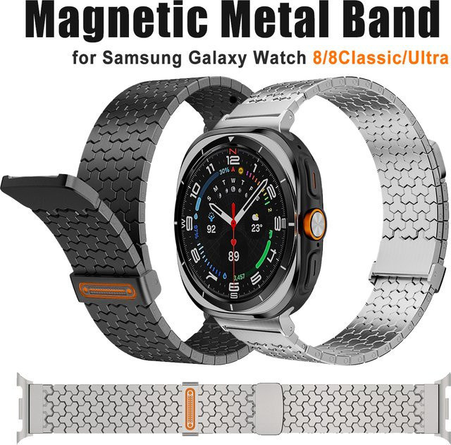 CAOWTAN Uhrenarmband Edelstahl, Silber, Unisex - Bild 1