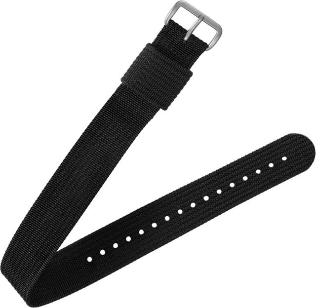RDUNAE Uhrenarmband Textil, Schwarz, Herren, Vintage - Bild 1