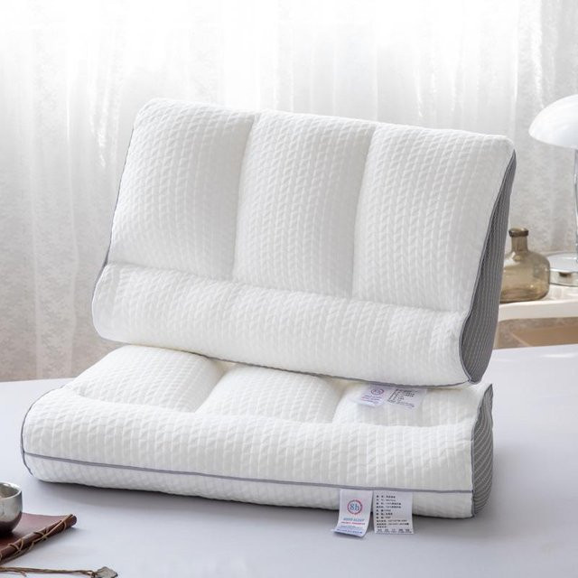 Yiran Furniture Zervikalkissen aus Baumwolle in Weiß, B/H: 48 x 74 cm - Bild 1