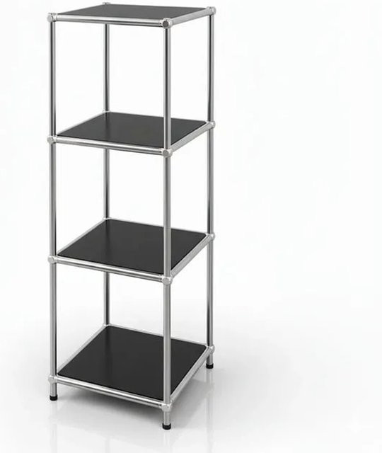 Floordirekt Metallregal Concept Epure MK-005 Schwarz B/T/H: 30 x 30 x 89 cm - Bild 1