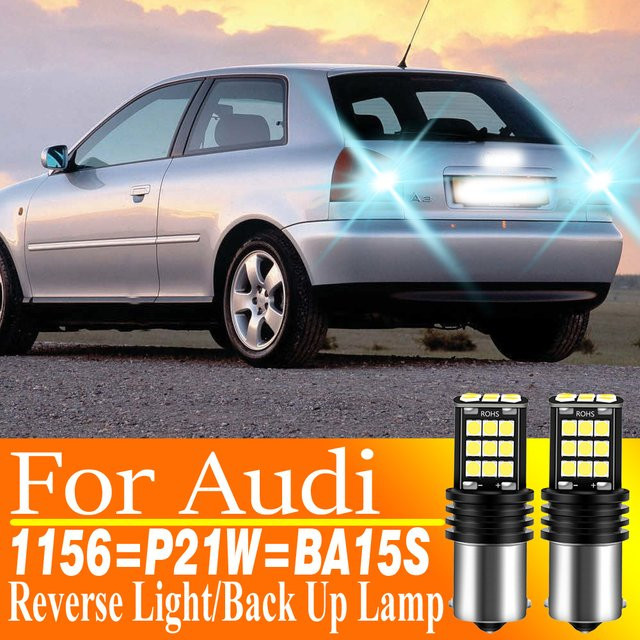 Neallor BA15S 1156 P21W LED Rückfahrscheinwerfer Set, 2 Stück Canbus LED Birnen für Audi A3 8L, A4 B7 B6 B5, A6 C5, Rücklicht und Nebelschlussleuchte - Bild 1