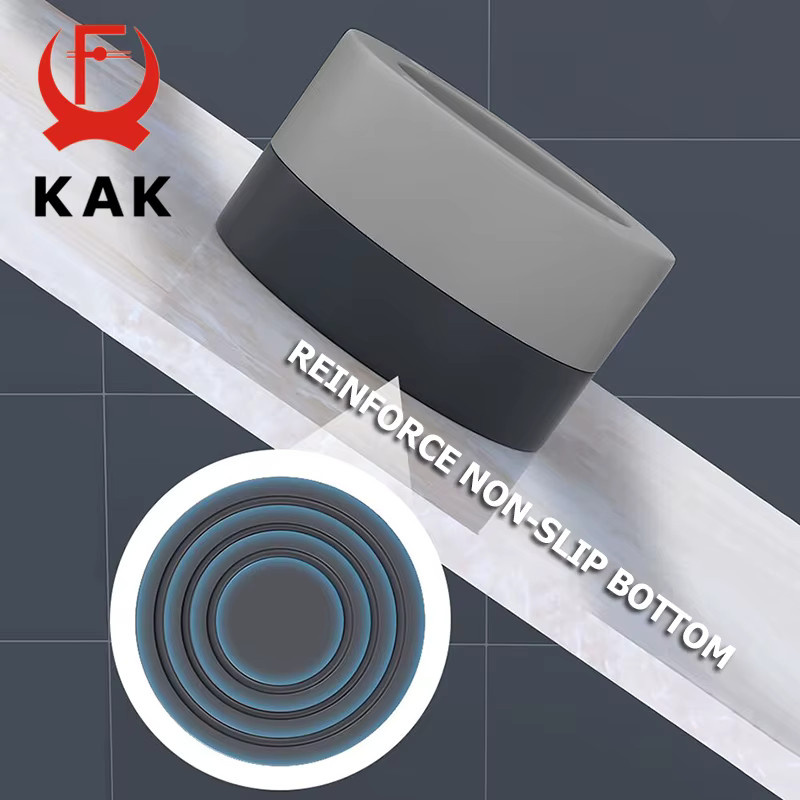 KAK Anti-Vibrations-Pads für Waschmaschinen Set aus 4 Stück, universelle rutschfeste Standfüße in Grau - Bild 3