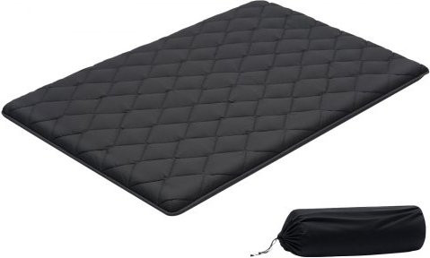 VEVOR Japanische Futon-Matratze Schwarz, faltbare 9-lagige Tatami Bodenmatratze für Meditation und Yoga, B/T/H: 203,2 x 137,2 x 8,9 cm - Bild 1
