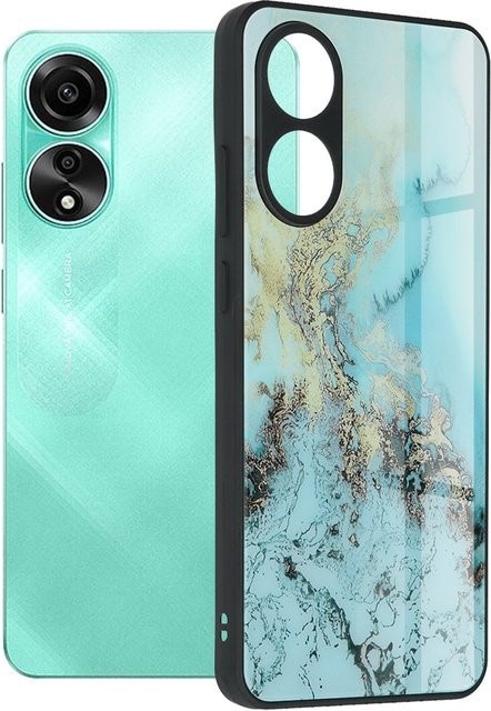 Techsuit Glaze Schutzhülle für Oppo A78 4G in Blau - Bild 1