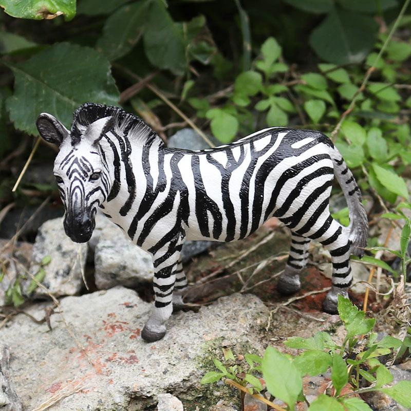 Oenux Wald Wilde Tiere Elch Schlange Zebra Krokodil Pfau Pferd Action Figuren Miniatur Sammlung ab 3-6 Jahre - Bild 1