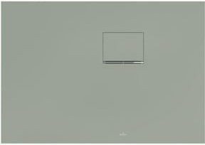Villeroy & Boch Duschwanne Squaro Infinity Eck-Einbau, Grau, B/T/H: 100 x 70 x 4 cm - Bild 1