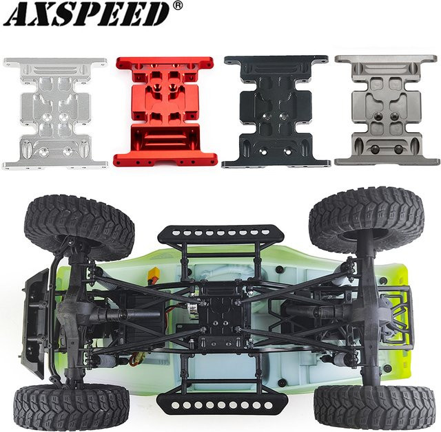 AXSPEED Chassis-Mittelunterfahrschutz, Aluminiumlegierung, Grau, Zubehör - Bild 1