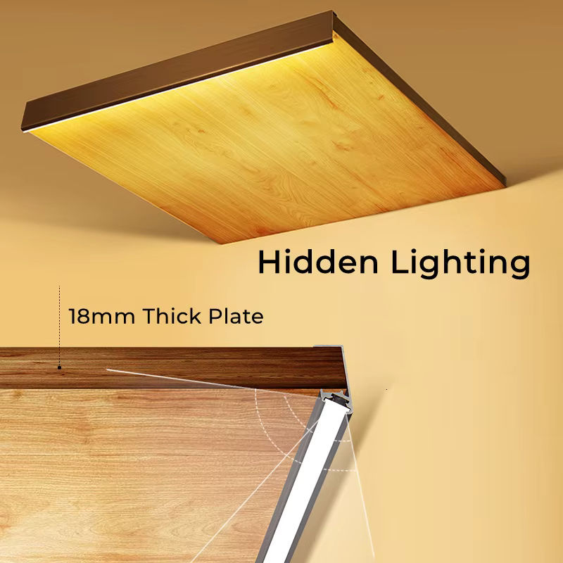 Khelse LED Einbau Aluminium Profil für Schrank und Regal mit 45 Grad Beleuchtung, Weiß - Bild 3