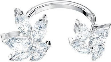 Swarovski Ring, Platin, Weiß, Damen, Kristall - Bild 1