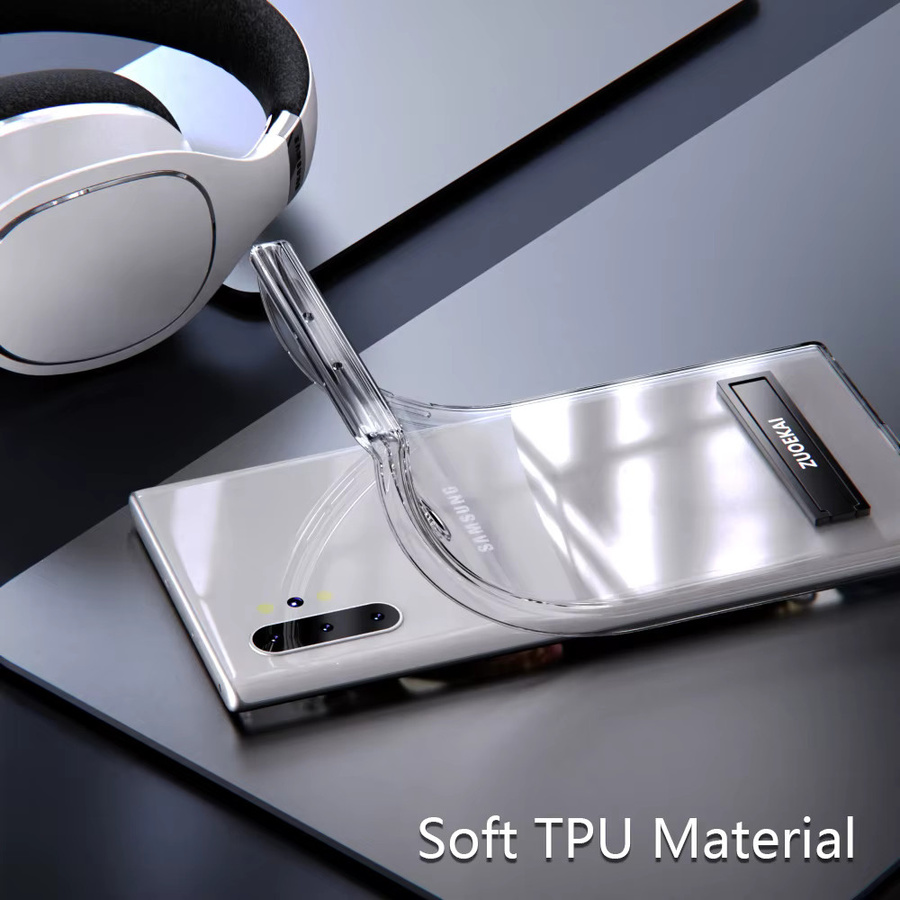 Transparente Schutzhülle für Samsung Galaxy Note 10, Note 10 Plus, Note 20, Note 9 und Note 8 als stoßfeste Soft Back Cover Hülle - Bild 2