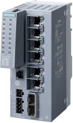 Siemens 6GK5206-2GS00-2TC2 Netzwerk Switch mit 1 Gbit/s Ethernet/LAN in Grau - Bild 1