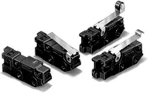Omron D3M-01L2-3 Mikroschalter Schwarz 30 V/DC 0.1A - Bild 1