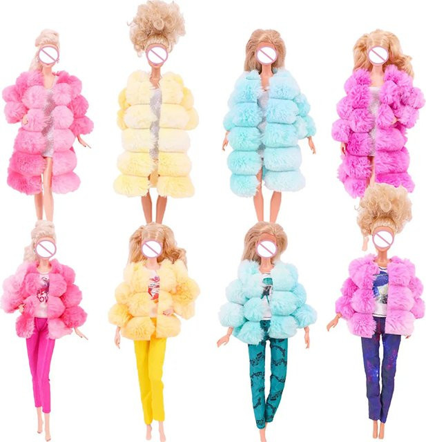 KIEKA Mädchen-Puppenkleidung, 3-teiliges Set, Zubehör - Bild 1