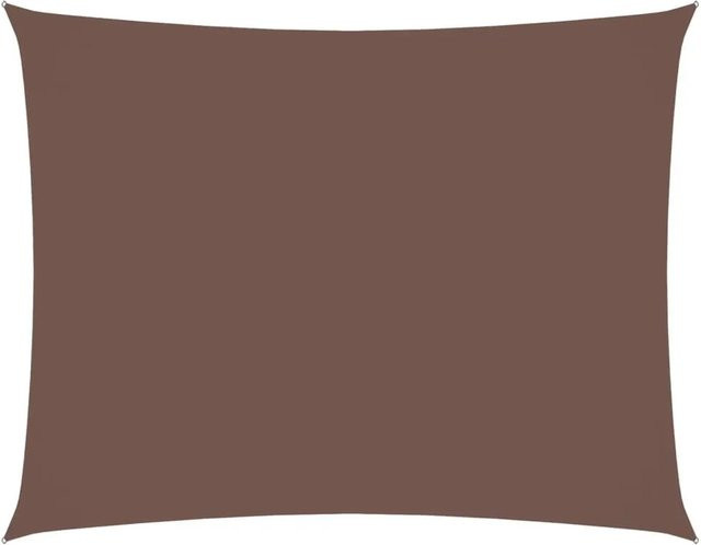 vidaXL Sonnensegel aus Oxford-Gewebe rechteckig, Braun, B/T: 350 x 250 cm - Bild 1