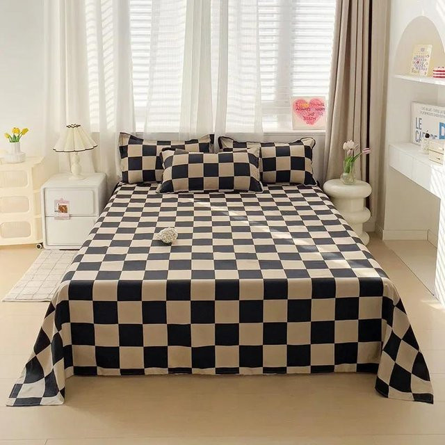JMG Clothing Bettlaken aus gewaschener Baumwolle, mehrfarbig, modern, B/T: 48 x 74 cm - Bild 1