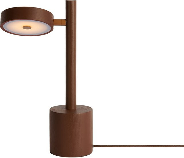 Good&Mojo Okinawa LED-Tischleuchte aus Eschenholz in Braun, dimmbar und verstellbar - Bild 1