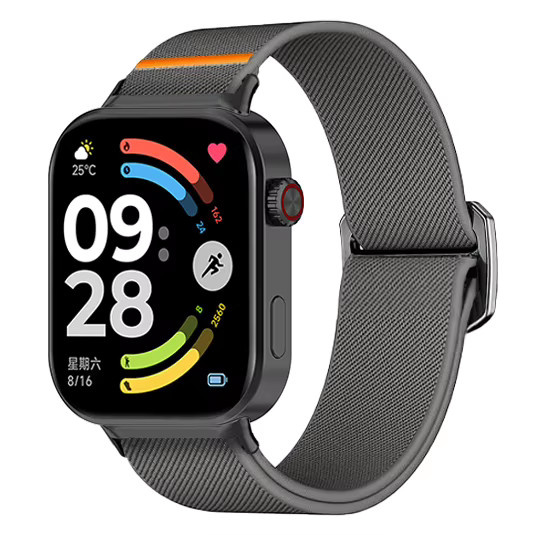 Xiaomi Uhrenarmband Nylon, geflochten, Schwarz, Unisex - Bild 2