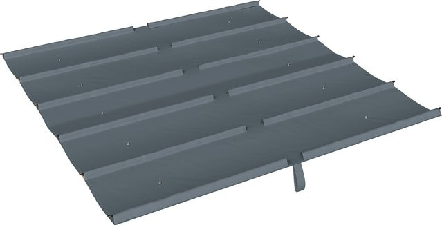 Outsunny Pergola Dachbespannung aus Polyester in Dunkelgrau, Maße: B: 288 cm, T: 298 cm, Sonnenschutz 30+ - Bild 1