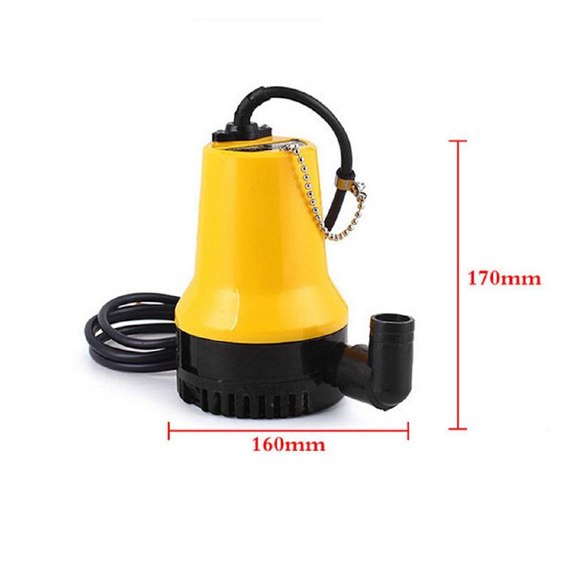Ideal Power Tool Solar Tauchpumpe mit bürstenlosem Motor, Gelb, 50W, 4500L/H, 5m Förderhöhe, DC 12V/24V für Bewässerung, Brunnen und Fischteich - Bild 3
