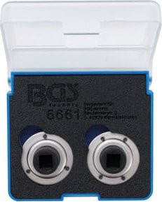 BGS Bremskolben-Rückstelladapter-Satz Universal mit 2 und 3 Stiften, 2-teilig - Bild 1