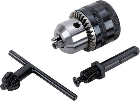 Wolfcraft SDS-Plus-Set aus Metall in Schwarz und Silber - Bild 1