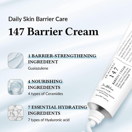 DR.ALTHEA 147 Barrierecreme, 50 ml, Ceramide, Azulén, Empfindliche Haut